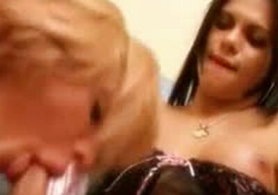 hot shemales explore each other s assholes