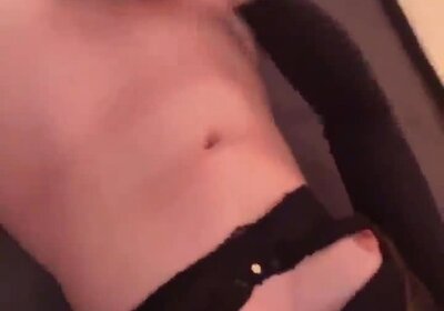 hot teen cums laying down