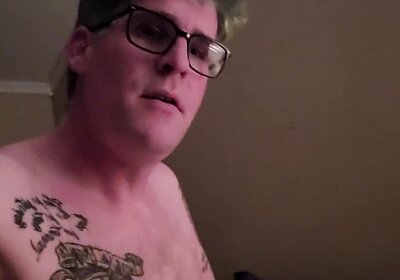 Shemale Gets Her Throat Used And Anal Creampie Older Vi