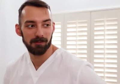 Busty tranny Daisy Taylor gets ass fingered and barebac