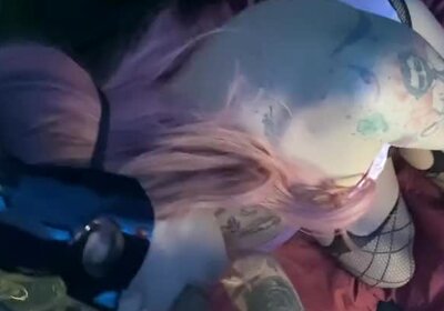 He punched the bunny tight ass, deepthroat and creampie