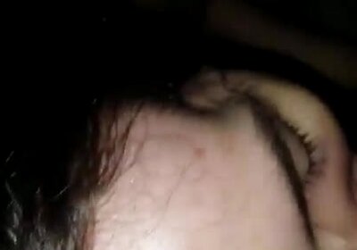 BBC fucks amature shemale in adult movie theater booth.