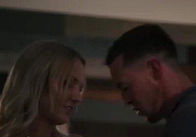 Busty tranny Kayleigh Coxx anal fucked and rimmed by a