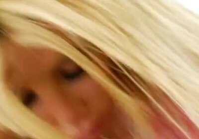 Busty tranny Kimber James ass fucked