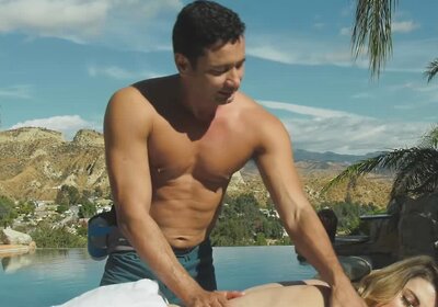 That outdoor massage got my ts dick hard