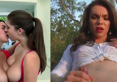 Ultra Tits and Ass Trans Cumshots 5