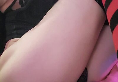 Goth Christmas Butt Play