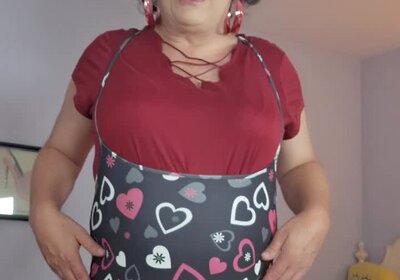 Lingerie show for Daddy and friends story!