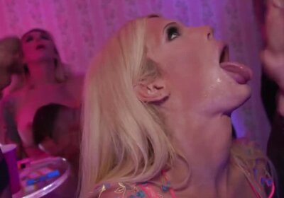 TS Girl Eris Jolie Enjoys Sucking Cock