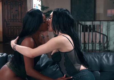 Ariel Demure and and her girlfriend Nicole Kitt having a playful sex
