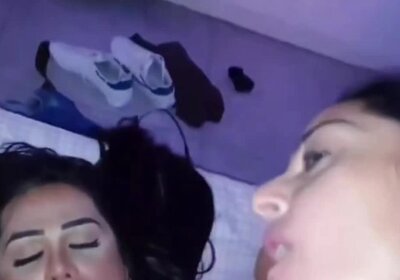 Shemale impregnates a chick while bf is watching