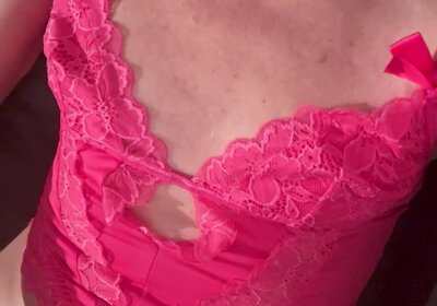 Shemale in sexy lingerie