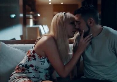 Busty trans stepmom Jamie French gets barebacked by ste