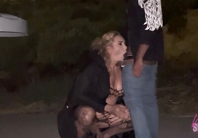 The Black BBC M Fucked on the Street Floor