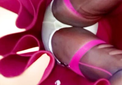 BlueGirl70 Upskirt Ripped Stockings