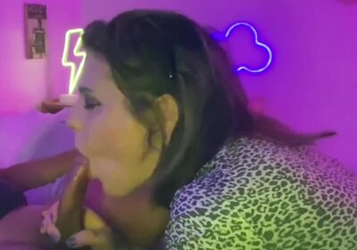 Emma Ink, a tattooed and hot trans girl sucks and gives hot to the gifted - BBC (FULL)