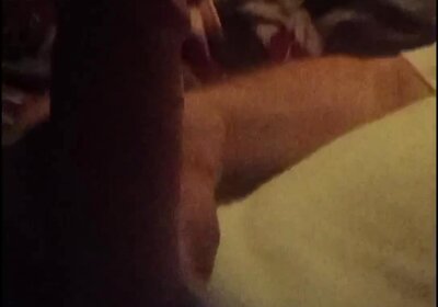 A tranny enjoying her masturbation