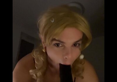 Teen virgin femboy from Poland takes dildo in home