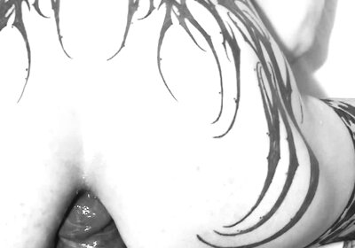 MadameD petite goth femboy doggy taking bbc