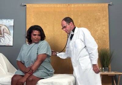 DR PORNO: Anal Exam Fuck With BBW Tgirl ABRIDGED