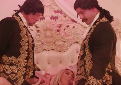 Busty trans princess Aubrey Kate analed