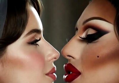 Drag Queen Kissing Queen