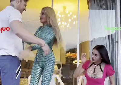 2 Sexy Beautiful Asian Ladyboys fucking outdoor and get fucked watch the fuck
