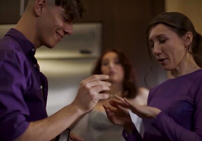 My boyfriend catches me fucking my best friend