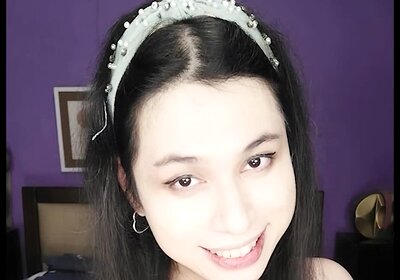 Cute tgirl DaniTheCutie lactates from her small breasts just for you