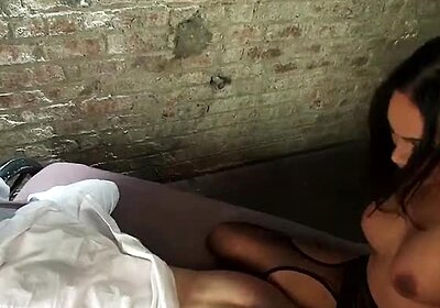 Beautiful Asian she male fucks guy long and hard