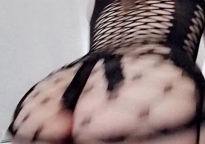 Big ass sissy hungry for cum