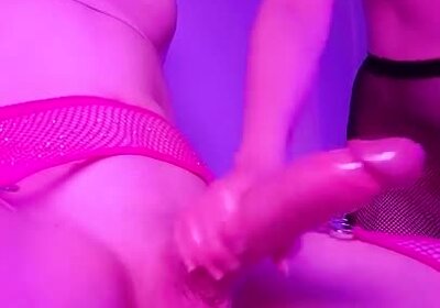 Big Dick TS gets helping hand 2