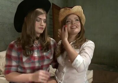 Stiff Competition TS Tiffany Star Fucks the Living Cow Girl Hell Out of a Hot Southern Girl