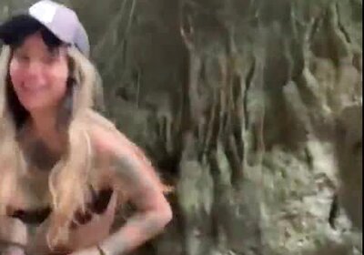 Ts petite nicole caught on facefucking guy on public