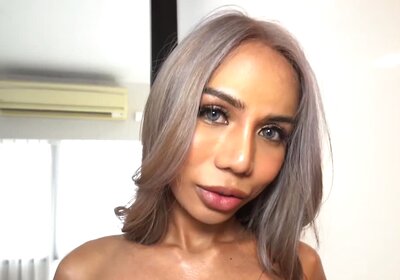 Passionate Asian trans vibe moment