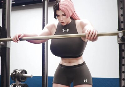 Massive Riding with Big Ass Milf in the Gym (3D Sexgame) HQ