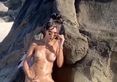 Public Beach Masturbation