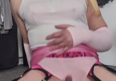 Riding my bbc dildo part 1