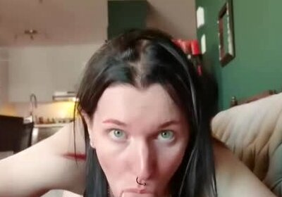 Trans goth fucks friend