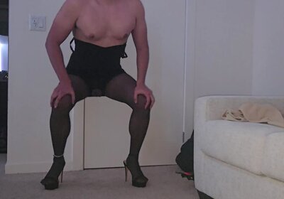 Crossdressing While Wife is Out