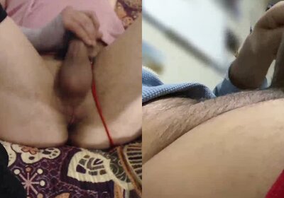 horny crossdresser masturbates on cam