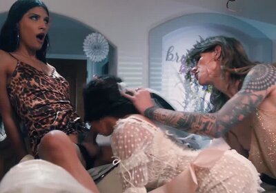 Zariah Aura and Gray Perrier bachelorette party for Liv Revamped