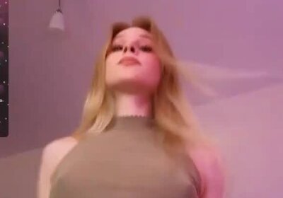 shemale gives a handjob on cam