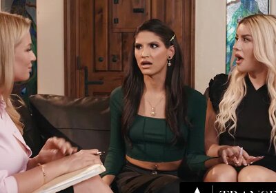 Two Trans Has To Do A 3-Way With Strict Tax Auditor