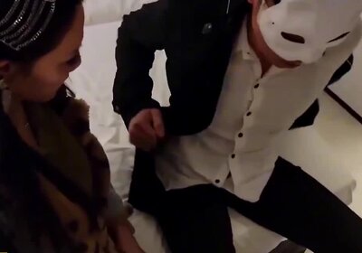 Bold Asian trans allure moment