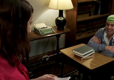 Dina Swift Shemale Teacher Punishes Student With Her Hard Cock In Hot College Fantasy