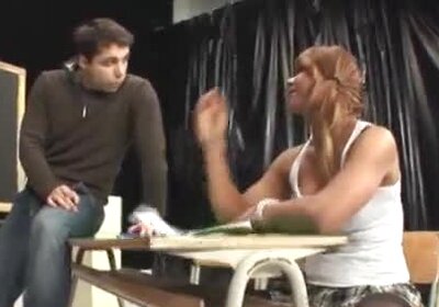 Banana cock beautifully sucked and cum all over