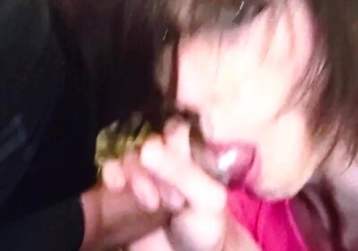 thoughts disappear pumping fat shaft with hands and mouth