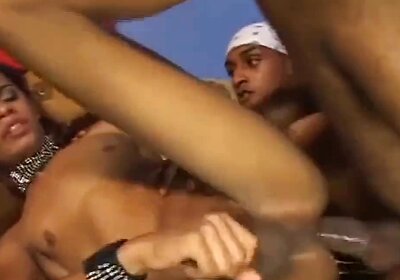 Sweet and young transsexual ass fucked pretty good