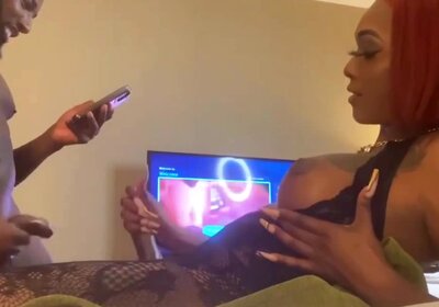 Ebony shemale rimmed erotically